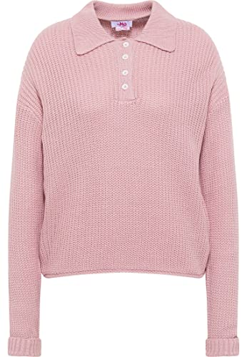 Polo de punto malva Sookie con acabado premium en hilo suave de mujer tallas grandes