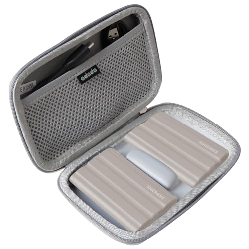Samsung T7 Shield 2 To étui de voyage rigide housse double SSD portable gris