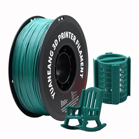 YUANEANG ABS 3D Printer Filament, Dimensional Accuracy +/- 0.03 mm, 1kg Spool(2.2lbs), 1.75 mm Fit for Most 3D Printers, Green