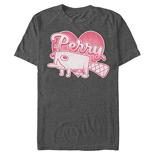 Disney Platypus t-shirt homme affichez votre passion avec ce modèle gris foncé 3XL