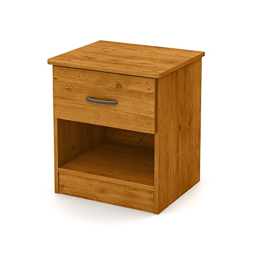 South Shore Libra 1-Drawer Nightstand-Country Pine