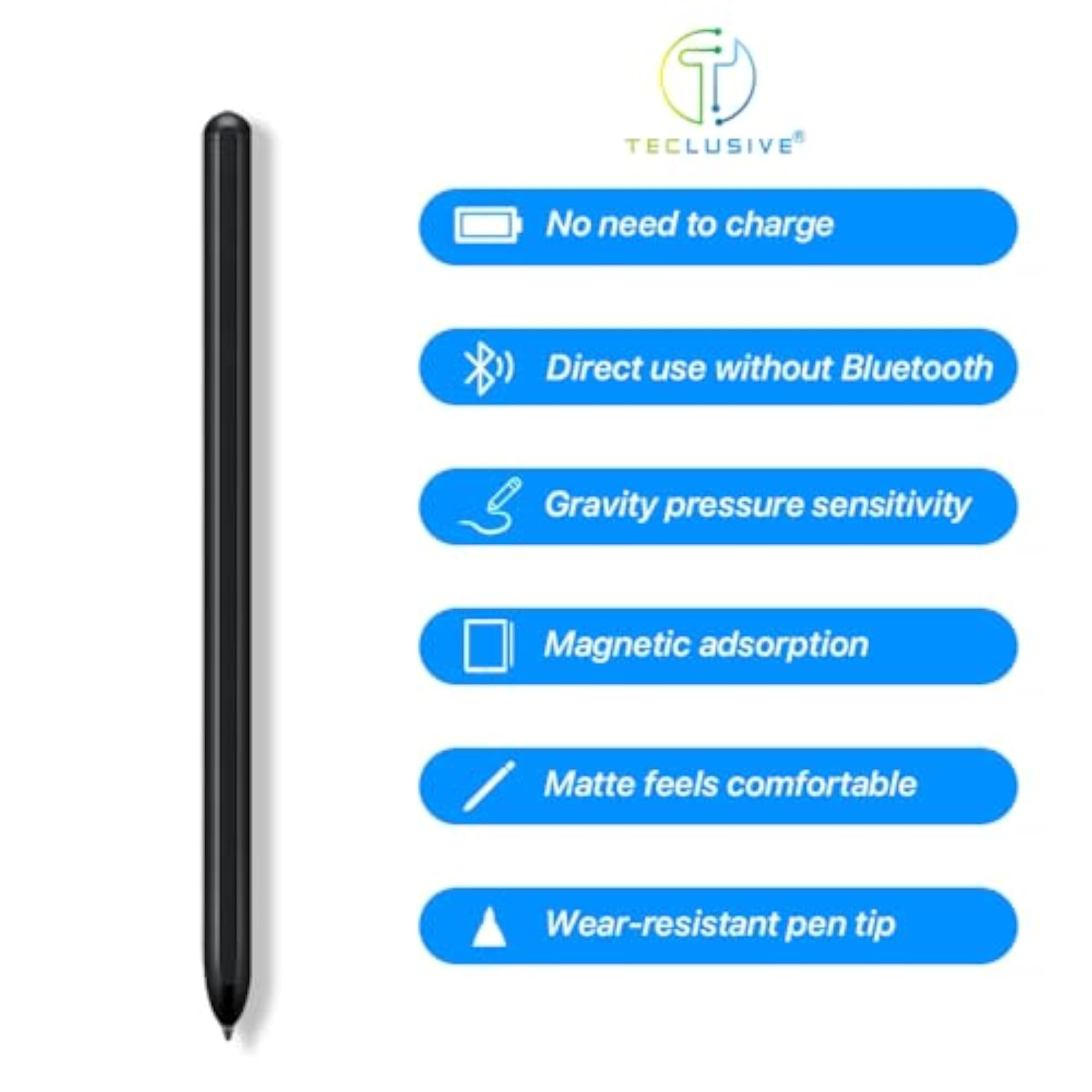 Smart Stylus Pen for Galaxy Tab S Series with Magnetic Tip