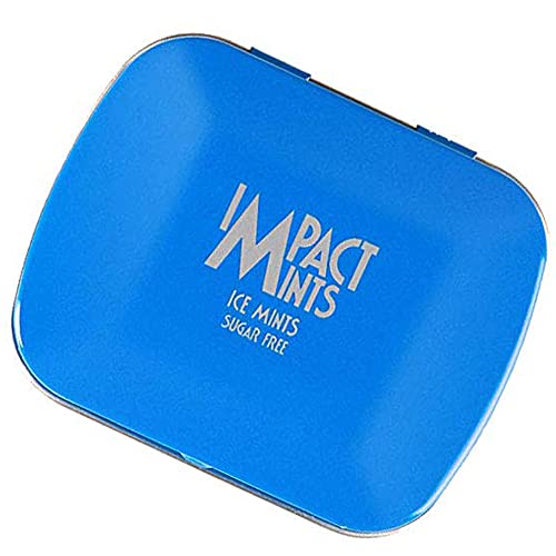 Image of IMPACTMINTS Sugar-Free Mints Ice Flavor 14G, For Everlasting & Pleasant Breath, Product Of Germany, Pocket Friendly Mints In Classic Tin Packaging (Pack of 2)