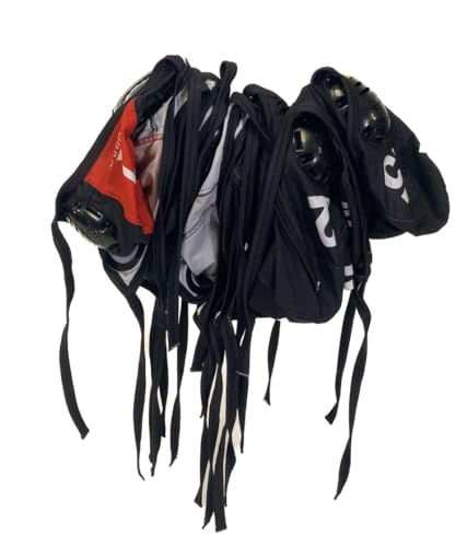 Turbo Junior Water Polo Cap Set with 3 Numbers (Black)