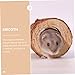 DOITOOL Wooden Guinea Pig Tunnels Hamster Hideout Wooden Rat Toy Small Animal Cage Accessories
