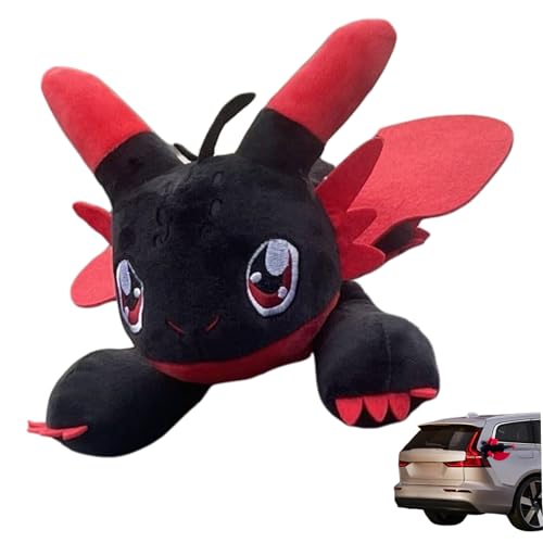 Jouet décoration toit frais extérieur dragon en peluche, le cadeau insolite pour passionné auto