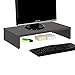 Produktbild CARO-Möbel Monitorständer Monitor Schreibtischaufsatz Bildschirmerhöhung in grau 50 x 10 x 27 cm (B x H x T)