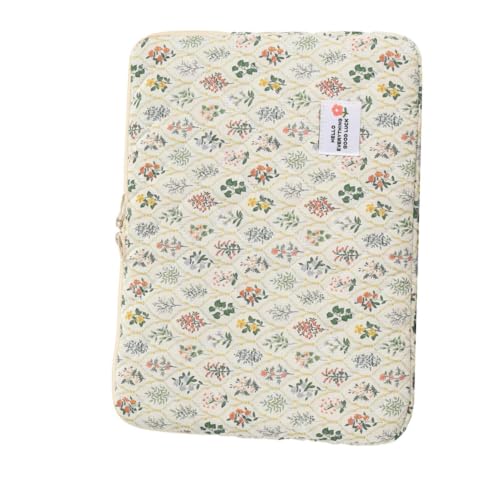 Protectora para computadora portátil de 35,6 cm bolsa floral mujer