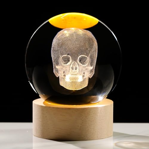 Diverse occasioni: la sfera decorativa in cristallo con teschio 3D è il regalo perfetto per chiunque sia interessato alla foresta e agli animali. Viene fornito con una bella confezione regalo ed è un ottimo regalo per occasioni come compleanno, Natale, Capodanno, San Valentino, festa della mamma, festa del papà, matrimoni, lauree e anniversari