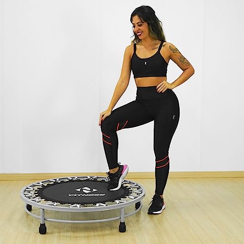 Cama Elástica Mini Jump Profissional Preto Natural Fitness
