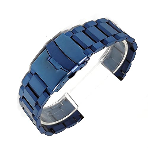 Correa de reloj de 20/22 mm acero inoxidable ventosa plana universal