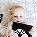 Spiggly High Contrast Baby Visual Stimulation Cards - 50 Pictures for Newborn Activities - Black and White Cards for Infants 0-6 Months - Toys Gift