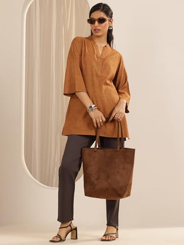 Image of Gerua by Libas Solid Rayon Regular Jeggings | Ethnic wear | Occasion Outfit