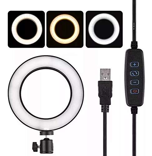 Luminária Led Ring Light Tripe Suporte Celular