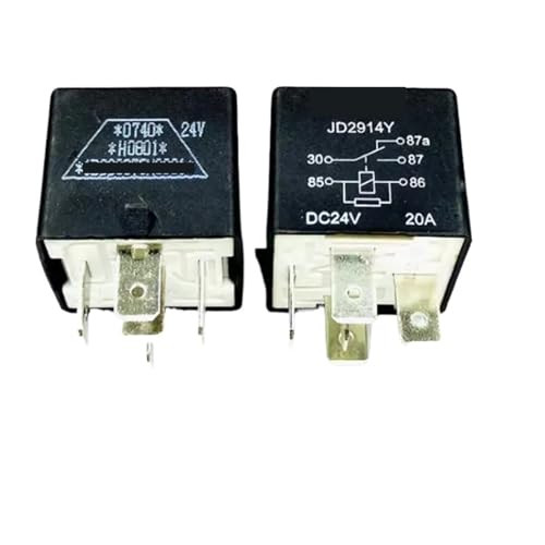 Relais JD2914Y 24 V DCV24 20A 5 broches, commutateur électrique auto et PCB