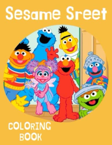 Seêœ±É‘me Street coloring book: JUMBO Coloring Book For Adults and Kids With Exclusive Images, Amazing Drawings, With High Quality Seêœ±É‘me Street Colouring Pages