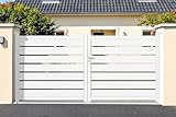 - Espace entre piliers compatible : 393.5 cm à 396.5 cm - Largeur: 392cm et Hauteur: 143cm - Idéal pour les zones exposées au vent - Accessoires inclus