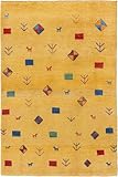 Fabriqué à la main et de qualité supérieure : ce tapis en laine noué à la main de 100 x 152 cm est fabriqué à la main de manière traditionnelle et convainc par sa structure dense et sa finition durable – Idéal pour les espaces de vie exigeants.