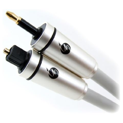 Fisual Pearl Mini-Toslink to Optical Cable (Apple Mac Special) - White - PARENT ASIN (1 Metre) Cover