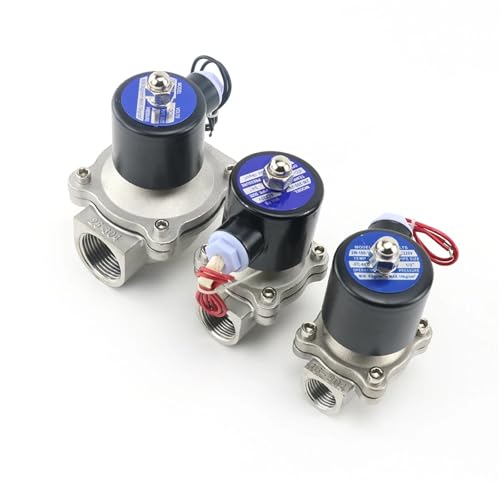 Électrovanne DN25 en acier inoxydable fermée pour stopper les fuites d'eau DC12V