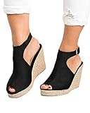 sandalen silber absatz 4 cm Damen Sommer Sandalen Lässige Flache Schuhe Plateau Flat Heel Elegant Espadrilles Römersandalen Pantoletten Peep Toe Flip Flop Schuhe Strandsandalen