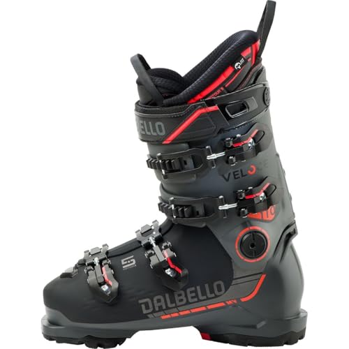Dalbello Veloce 110 MV Ski Boots 2025 Black/Dove Grey 27.5