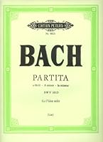BACH - Partita en La menor (BWV:1013) para Flauta (Urtext) B007NWPGAM Book Cover