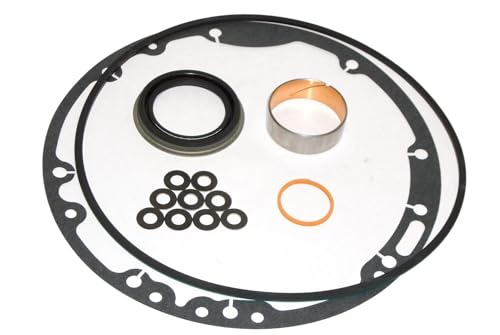 Keliejnese Transmission Front Pump Reseal Kit Compatible for Fo rd E4OD 4R100 | Complete Gasket, O-Ring & Bushing Seal Set