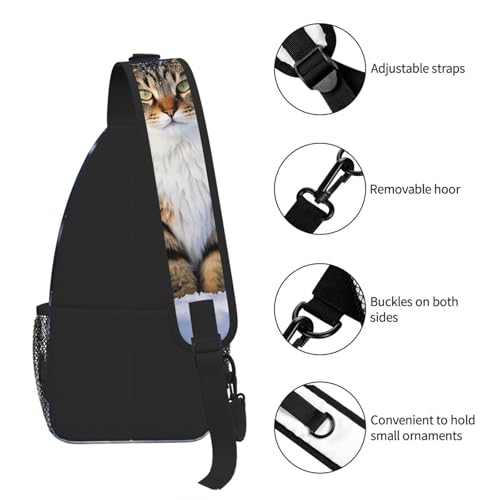 Morrales de senderismo sling bag para viaje y uso casual miniatura 7