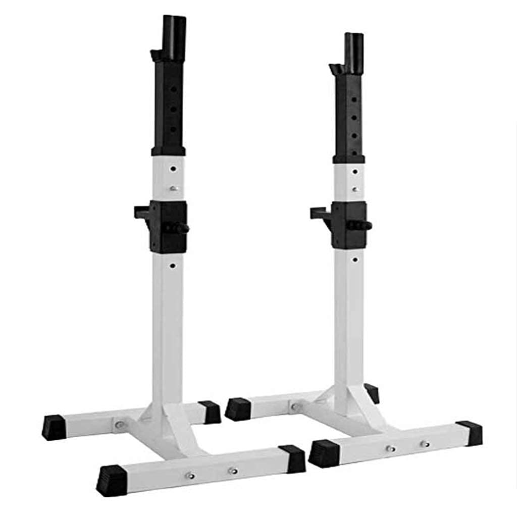Amazon.co.jp: 最大荷重200kg スクワットラック 調節可能 95-147CM 