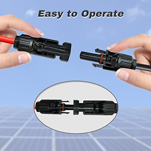 Solarladekabel Solarkabel 0.6M/3M, Solarstecker auf XT60 Stecker Solarpanel Adapter Kabel, für EF DELTA 2 und River Pro MAX Powerstation 757 Powerhouse Solar Generator (3M)