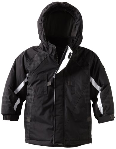 Image of Rothschild Little Boys' Jacket with Plaid Insert And Vestee
