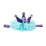 Nuolich Baby Girls First Birthday Headband 1st Mermaid Crown Hairband Tiara Princess Party Decorations