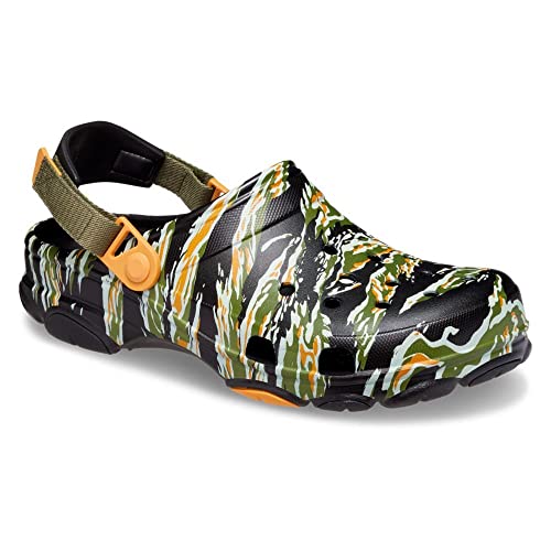 Sandália crocs classic all terrian camo clog black/multi - 41