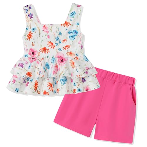 Ropa de verano para niñas de 4 a 5 años ideal para jugar frescas en el parque