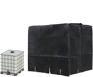 Preto IBC tanque de água capa protetora 1000 litros Tote ao ar Livre impermeável à Prova de poeira capa protetor Solar Quintal jardim chuva recipiente