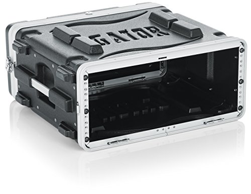 Gator Cases Lightweight Molded 4U Rack Case With Heavy Duty Latches; Standard 19.25" Depth, 4U (Gr-4L) #TOP6