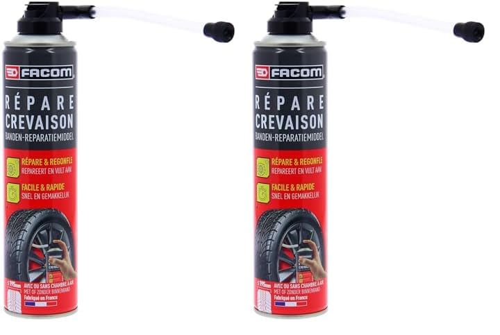 Facom 006080 Répare-Crevaison 400 ML (Lot de 2)