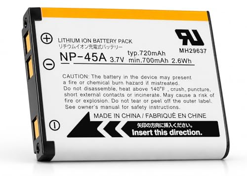 Image of Camera Battery NP-45 /45A Rechargeable Camera Battery Pack Compatible for FUJIFILM Digital Camera