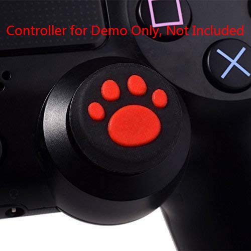 Timorn 5 Pairs/10 Pcs Silicone Cat Pad Joystick Thumb Stick Caps Cover For Ps4 Ps3 Ps2 Xbox One/360 Game Controller #TOP4