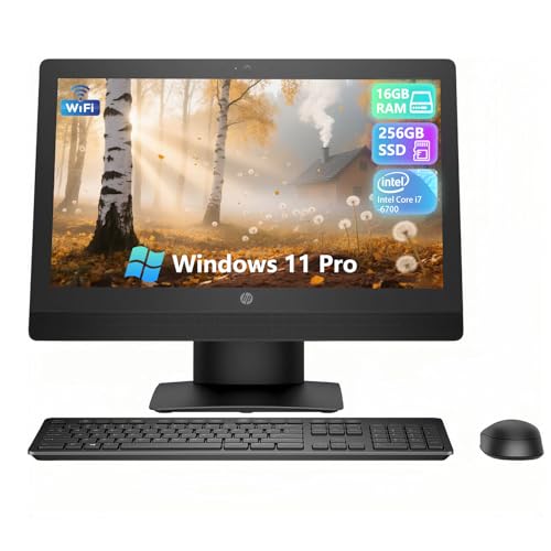 HP ProOne 600 G3 All-in-One Desktop Computer, 21.5