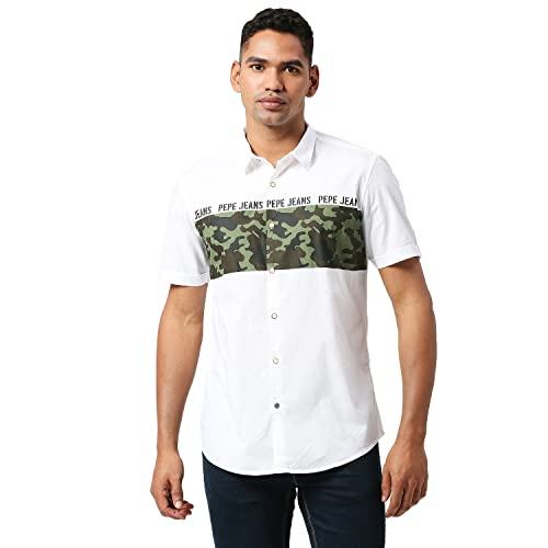 Image of Pepe Jeans Men's Cotton Regular Fit Shirt