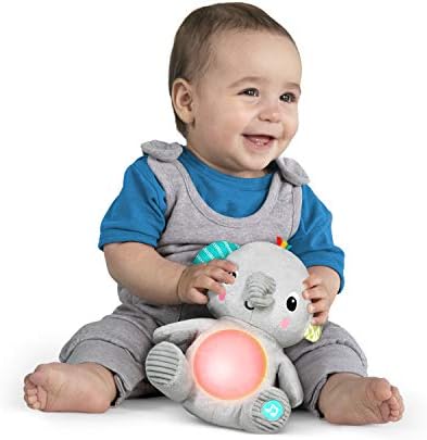Bright Starts Peluş Fil Müzik ve Işıklar Sarılmak Bebek - Görsel 3