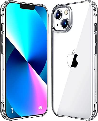 Mkeke Compatible with iPhone 13 Case Clear, Transparent Shockproof Protective Bumpers Phone Cases for iPhone 13 Released…