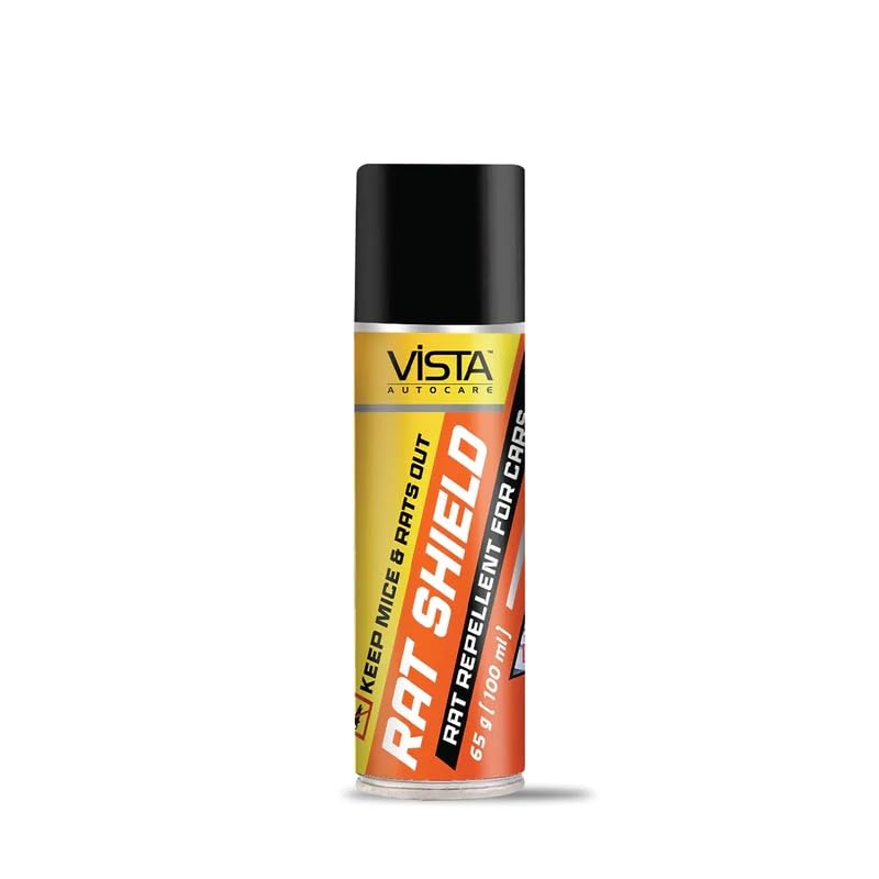 Vista Auto Care Rat Shield, Rat Repellent Spray for Car Engine and Interior, 100ml