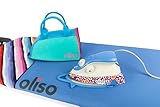 oliso M3Pro Mini Project Iron – Compact Size Steam Iron with LED for Textiles, Clothes, Sewing, Quilting - 220V/120V, Diamond Ceramic-Flow Soleplate, Iron Rest Included, Kaffe Fassett Design - Image 6