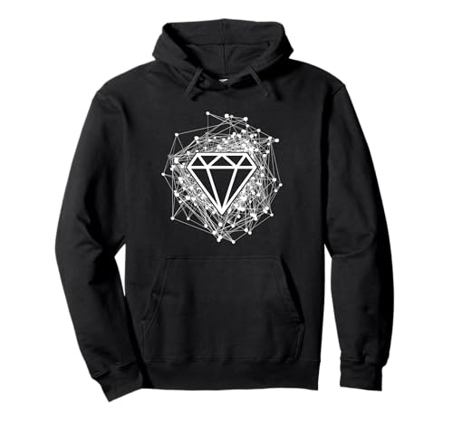Diamond Black Tshirt Black Graphic Tee Men Cool Shirts Black Pullover Hoodie