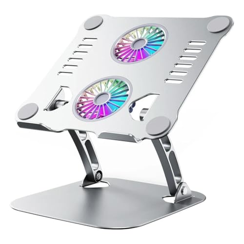 for 1PCS Laptop Cooling Pad with Fan Rotatable Adjustable Aluminum Alloy Bracket for 1PCS All Tablets