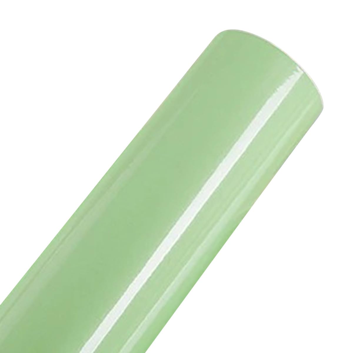 Papier peint imperméable et lavable vert clair 10m anti-humidité pour la salle de bain