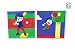 Paint By Number Kit For Kids, Sports Pack - Baseball & Basketball, Paint With Numbers, Paint By Numbers For Kids, Two Pack - 10x10 inch Wood Framed Canvas Pre Printed Designs by Little Painters